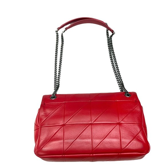 Red Jamie Leather Bag - Picture 3 of 11